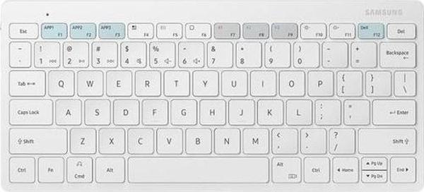 Samsung EJ-B3400 Smart Keyboard Trio 500 Kablosuz Klavye Beyaz (Samsung Türkiye Garantili) - Image 1
