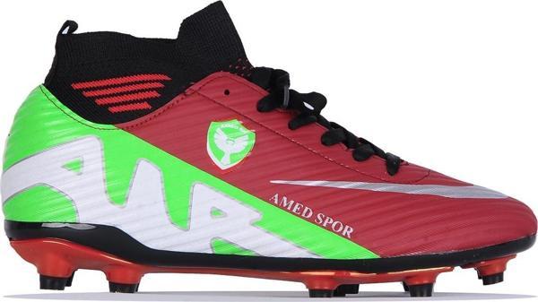 Laliga 565 Kırmızı Amed Spor Krampon Çim Erkek Futbol Ayakkabı - Image 1