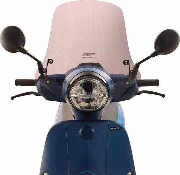 GP Kompozit SYM Fiddle 2024 Uyumlu Ön Cam Füme - Image 1