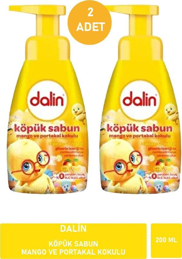 Dalin Köpük Sabun Mango ve Portakal Kokulu 200 ml X 2 ADET - Image 1