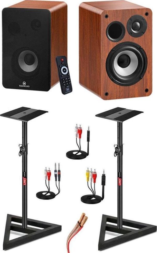 Maxword RM-400BRW-ST 4'' Referans Monitörü Yükseklik Ayarlı Stand Dahil - Image 1
