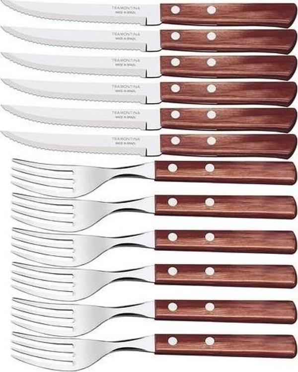 Tramontina Churrasco 12'li Çatal Bıçak Barbekü Seti-23410/815 - Image 1