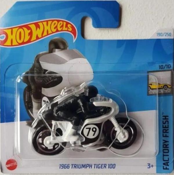 Hot Wheels Tekli Arabalar 1966 Triumph Tiger 100 HRY62 - Image 1