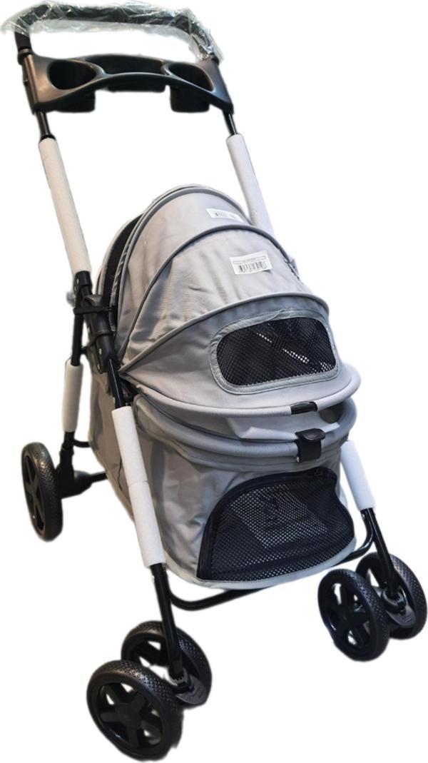 Tommy Evcil Hayvan Arabası 74,5x46,5x97,5cm Gri Max 15 Kg - Image 1