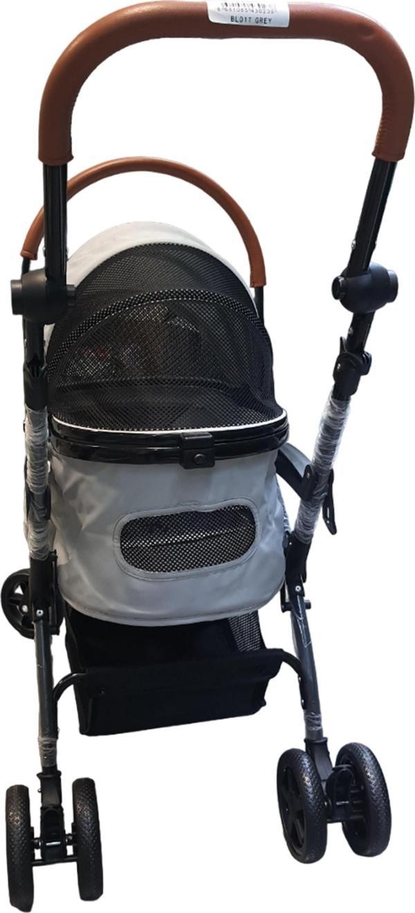 Tommy Evcil Hayvan Arabası 76,5x48x99cm Gri Max 15 Kg - Image 1