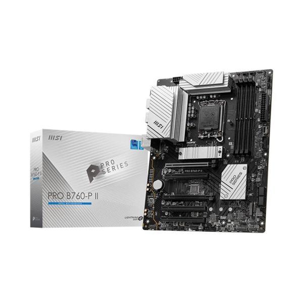 MSI MB PRO B760-P II SOKET 1700 DDR5 7000(OC) PCI-E ,M.2 USB3.2 HDMI,DP 1x 2.5G LAN ATX - Image 1