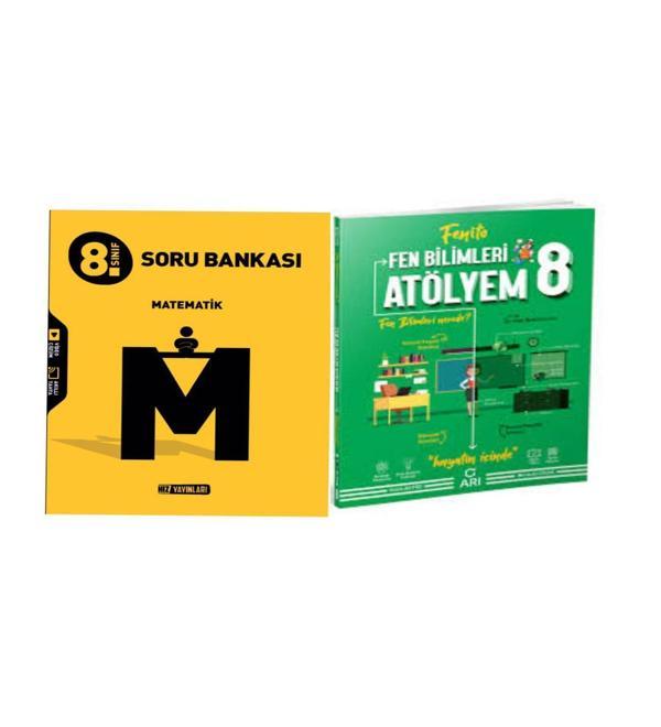8. Sınıf Hız Matematik Soru Bankası Ve Fen Bilimleri Atölyem Soru Bankası - Hız Yayınları - Image 1