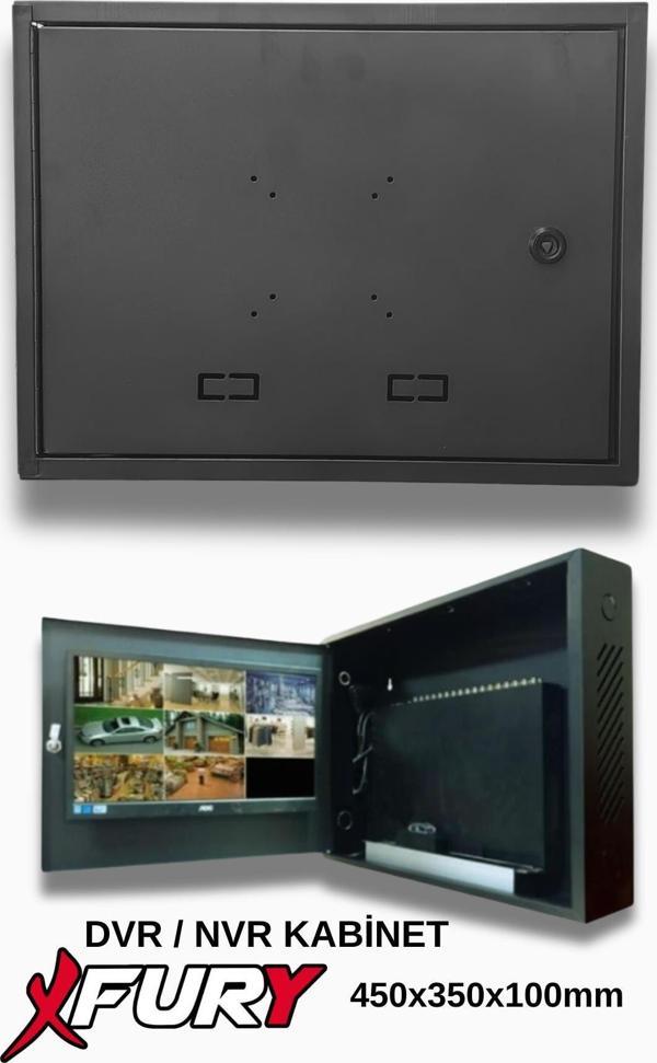 FURY Dvr/Nvr Kabinet Cctv Rack 1u 19 '' W 45 H 35 D 10 - Image 1