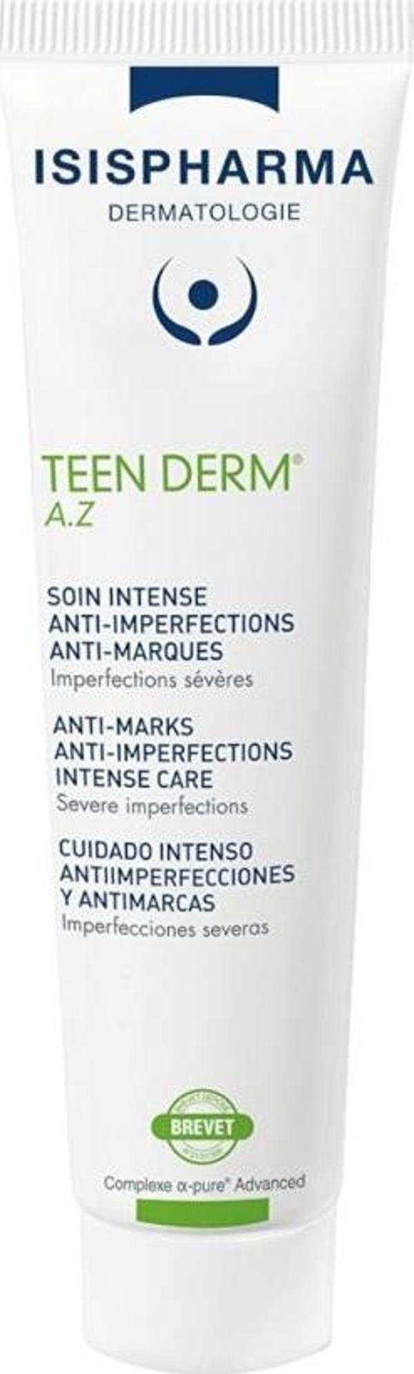 ISIS PHARMA TEEN DERM A.Z. Anti-Imperfections Intense Care Cream 30 ml - Image 1