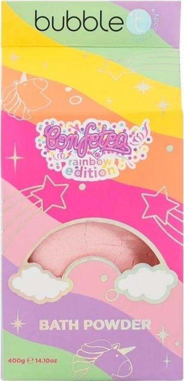 Bubble T Confetea Rainbow Edition Bath Powder 400 gr Banyo Tuzu - Image 1