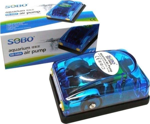 Sobo Çift Çıkışlı Hava Motoru Sb-348A 3W 2X4Lt/Dak - Image 1