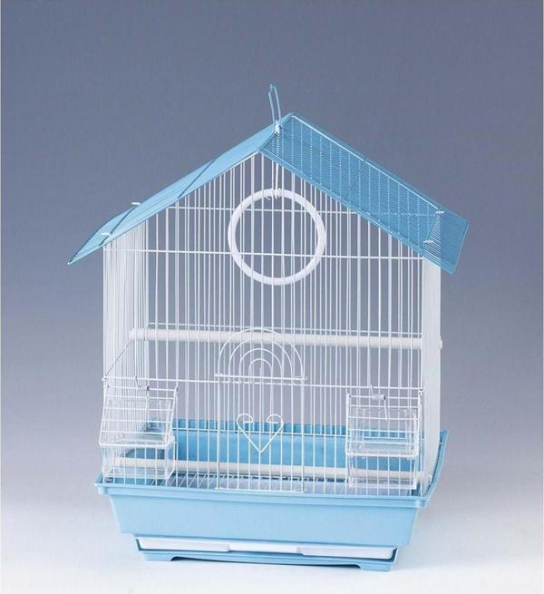 Cans Yıldırım Pet 81203 Kuş Kafesi Dik Çatılı 34.5×28×45.5 Cm - Image 1