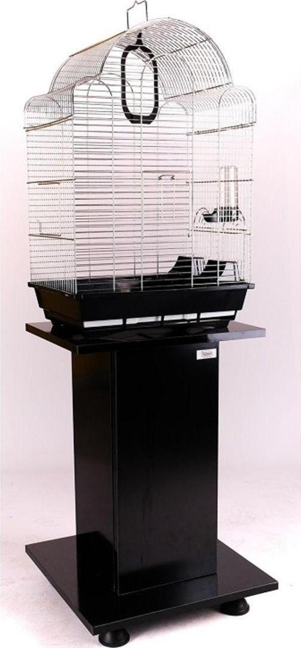 Kanki Pet A-700 Kardelen Krom Kaplama Papağan Kafesi Ve Mobilya Stand - Image 1
