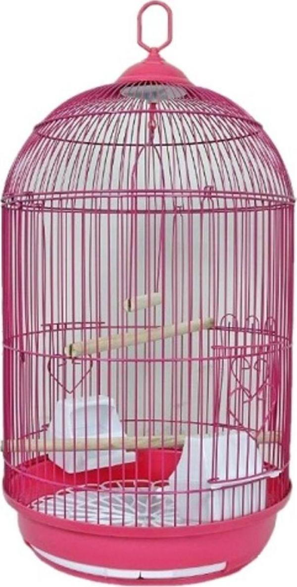 Kanki Pet Silindir Papağan Kafesi Boyalı 40 X 60 - Image 1