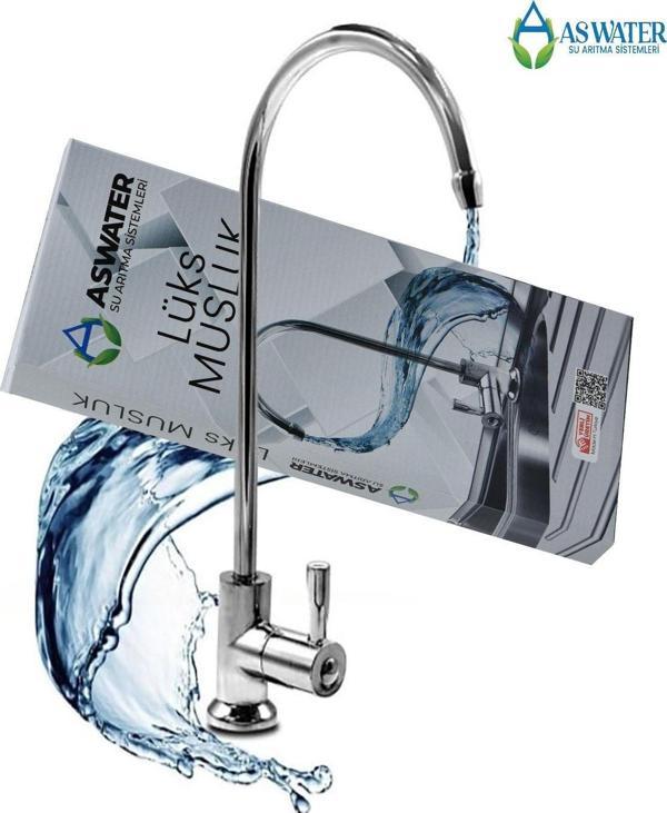 As Water Ihlas Su Arıtma Cihazı Uyumlu Krom Lüks Musluk - Image 1