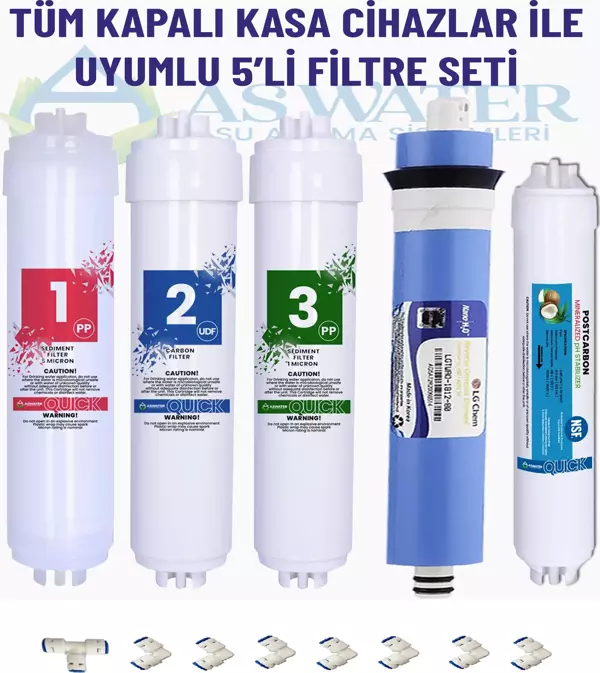As Water Su Arıtma Filtre Seti - Image 1