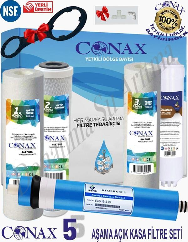 Conax Açık Kasa 5'Li Filtre Seti Benc Membranlı - Image 1