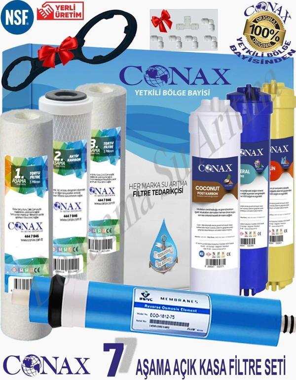 Conax Açık Kasa 7 Li Filtre Seti Benc Membranlı Tüm Açık Kasa Cihazlar İçin - Image 1