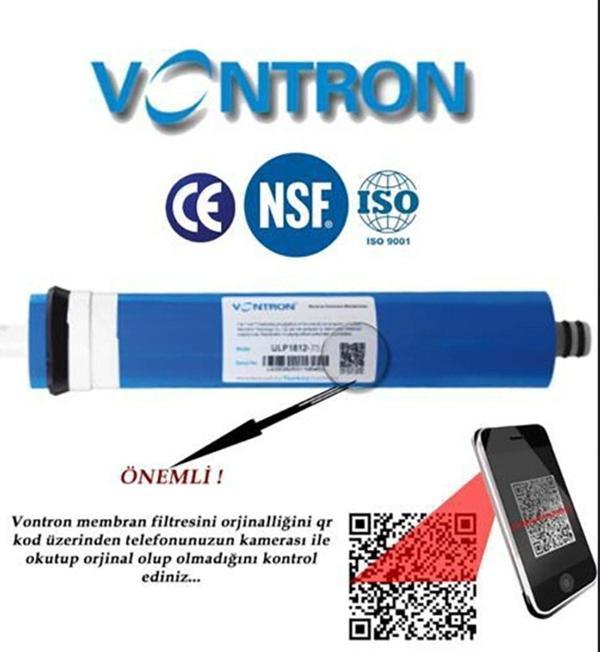 Vontron Su Arıtma Cihazları Için Orijinal Membran - Image 1