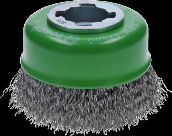 Bosch - X-LOCK - Clean Serisi Inox İçin Saçaklı Tel Fırça 75*0,3 mm - Image 1