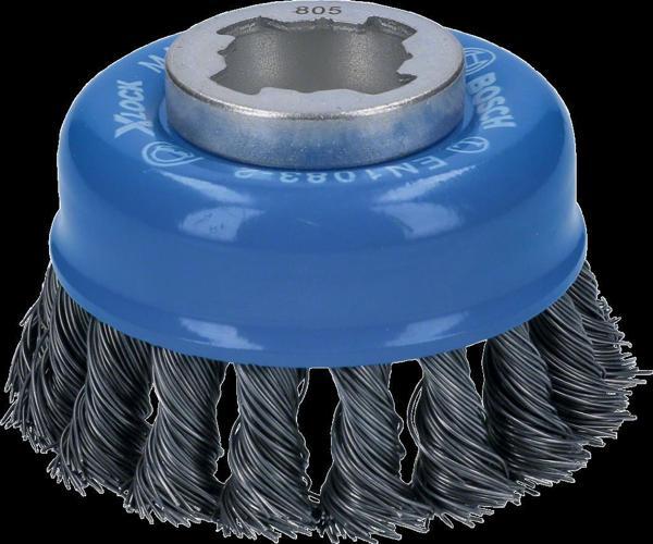 Bosch - X-LOCK - Heavy Serisi Metal İçin Burgulu Tel Fırça 75*0,5 mm - Image 1