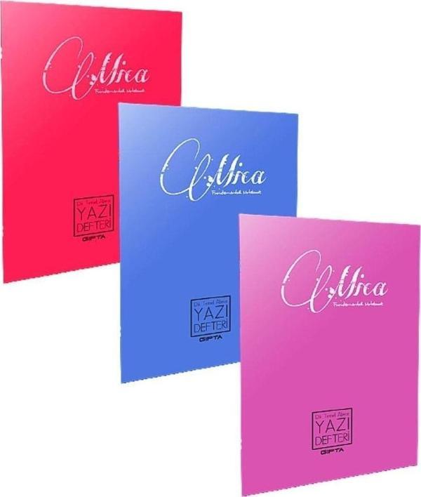 Gıpta Mica Dik Güzel Yazı Defteri Tel Dikişli Plastik Kapak A4 40 Yaprak Rehber Çizgili 7332 (12 Li Paket) - Image 1
