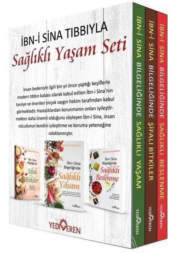 İbn-i Sina Tıbbıyla Sağlıklı Yaşam Seti - 3 Kitap Takım - Yediveren Yayınları - Image 1