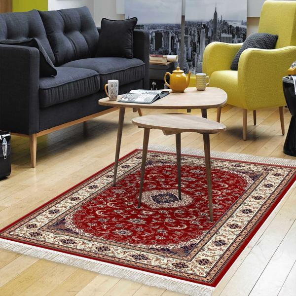 Eko Trend DJT Halı Yıkanabilir Kaymaz Taban S5009 Osmanlı Bordo - Image 1