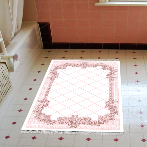 Eko Trend DJT Banyo Paspası Yıkanabilir Kaymaz Taban 748 Modern Yeşil - Image 1