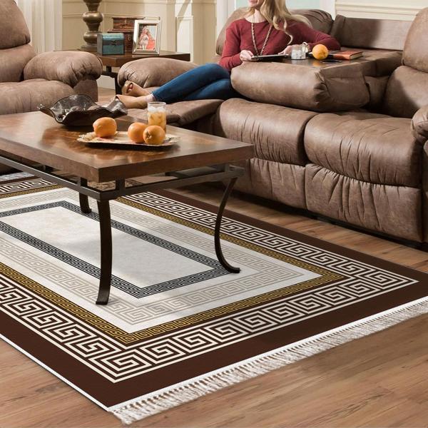 Eko Trend DJT Halı Yıkanabilir Kaymaz Taban 675M Modern Gold - Image 1