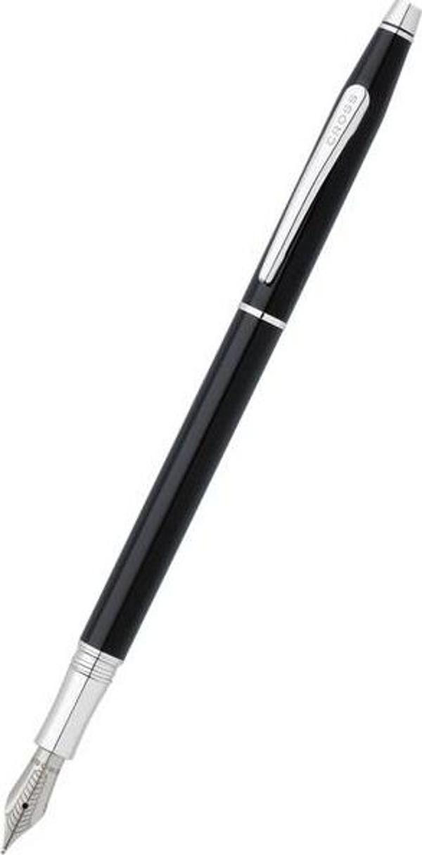 Cross AT0086-77 Classic Century Black Lacquer Dolmakalem (Medium Uç) - Image 1