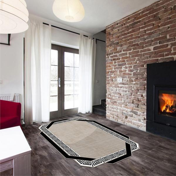 FESLEĞEN Lazer Kesim Kaymaz Taban Dijital Baskı Halı ST600182kr - Image 1