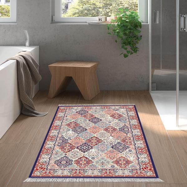 Eko Trend DJT Banyo Paspası Yıkanabilir Kaymaz Taban S5008 Persian Renkli - Image 1