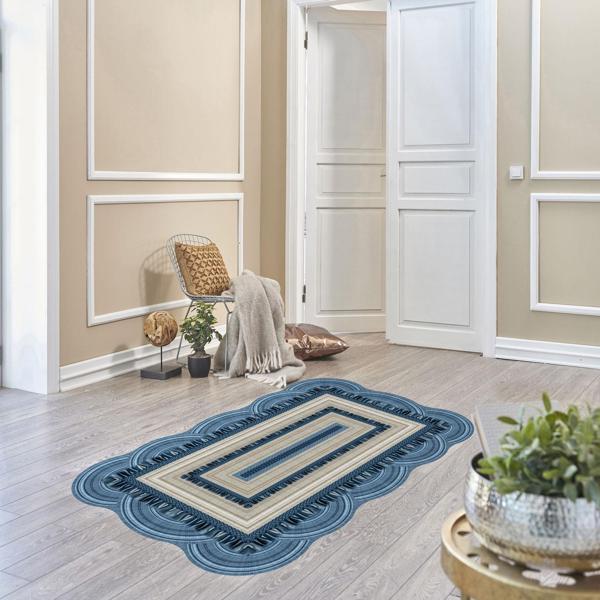 BEGONYA Lazer Kesim Kaymaz Taban Dijital Baskı Halı ST600166mv - Image 1