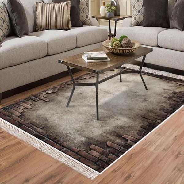 Eko Trend DJT Halı Yıkanabilir Kaymaz Taban F5049 Modern Gri - Image 1