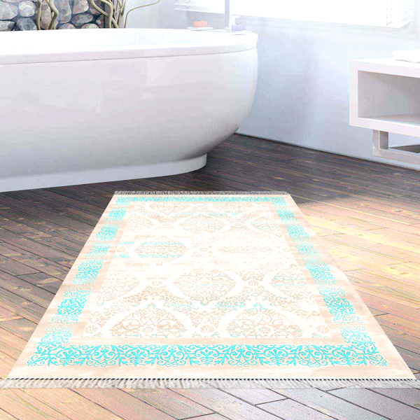 Eko Trend DJT Banyo Paspası Yıkanabilir Kaymaz Taban 1376 Klasik Lila - Image 1