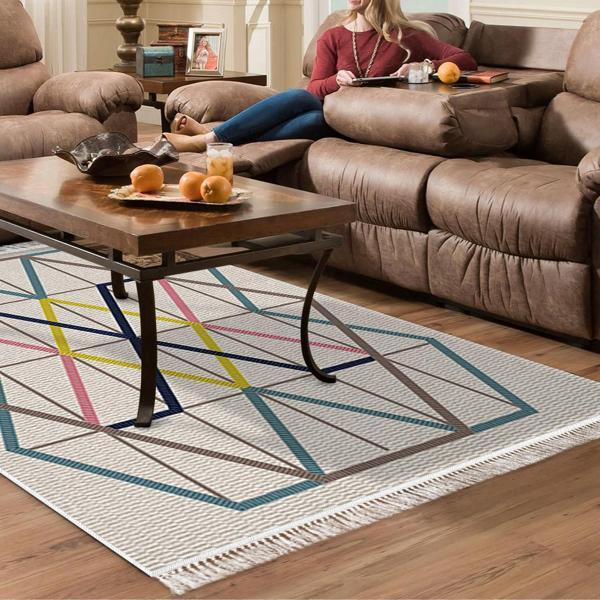 Eko Trend DJT Halı Yıkanabilir Kaymaz Taban P1525 Modern Renkli - Image 1