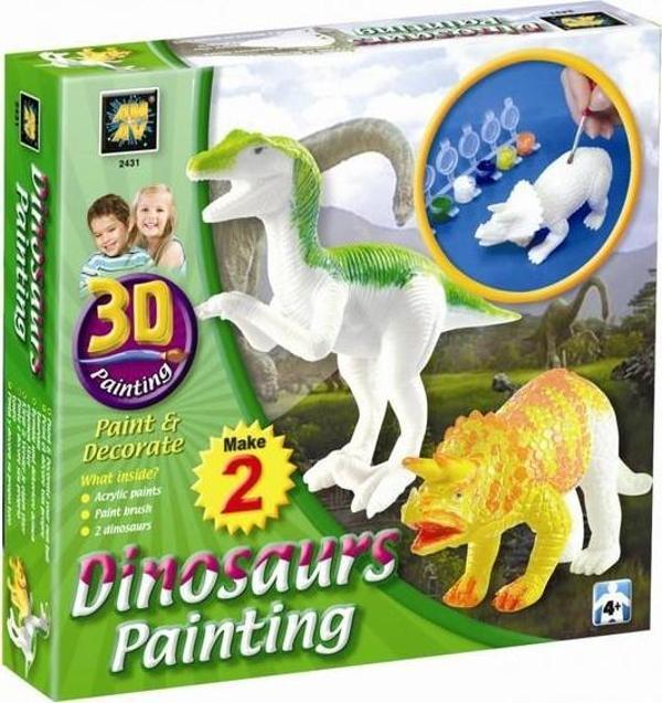 Amav DA243 3D İkili Dinozor Boyama Seti - Image 1