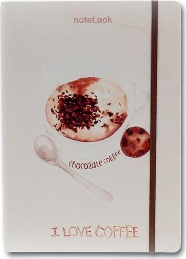 Notelook I Love Chocolate Coffee A6 Çizgili - Image 1