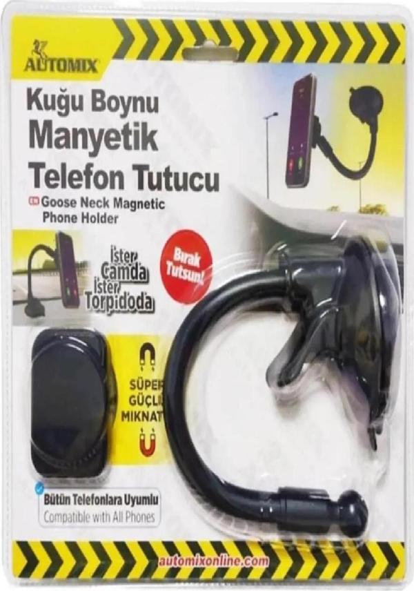 AUTOMİX KUGU BOYNU MANYETİK TELEFON TUTUCU - Image 1