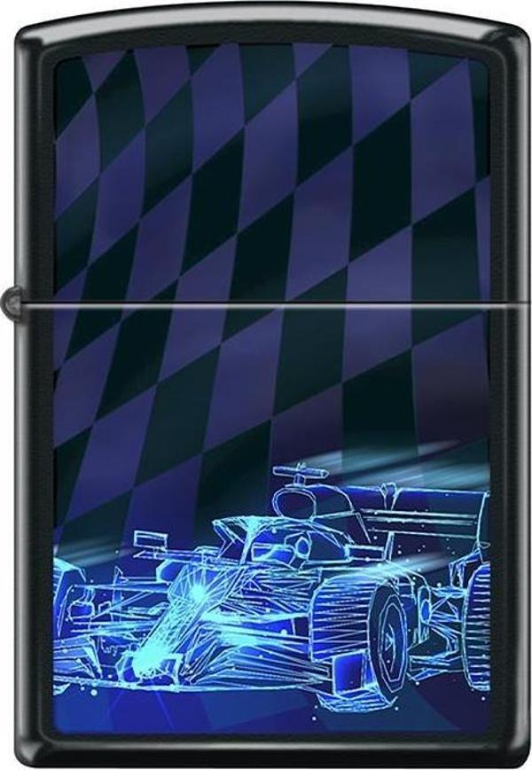 Zippo Çakmak Black Light Car Design 218-115979 - Image 1