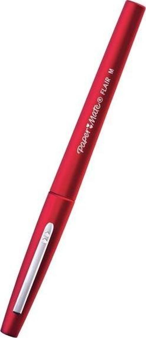 Papermate Pm Flair Fiber Uçlu Kalem Orjinal  M.Kırmızı - S0190993 - Image 1