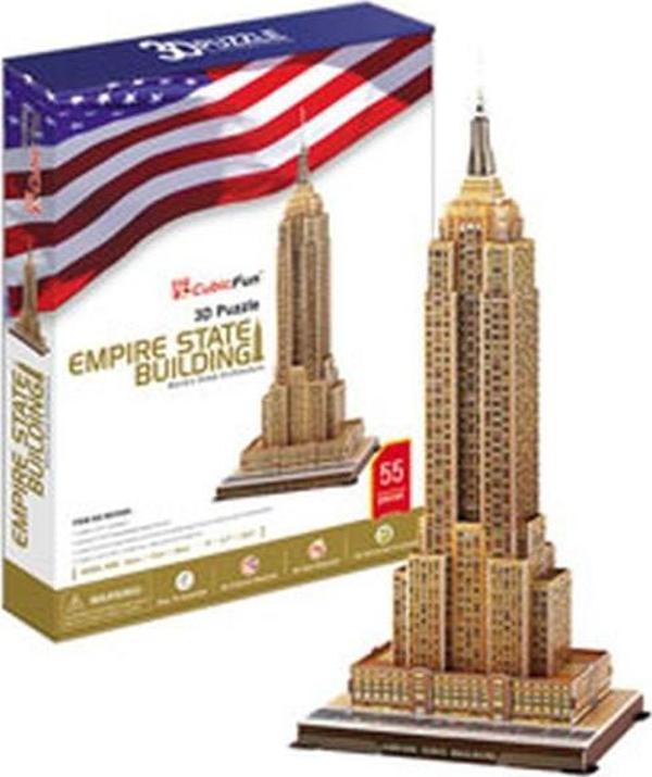 CubicFun 3D Puzzle Empire State Binası Abd 3D Puzzle Mc048H - Image 1
