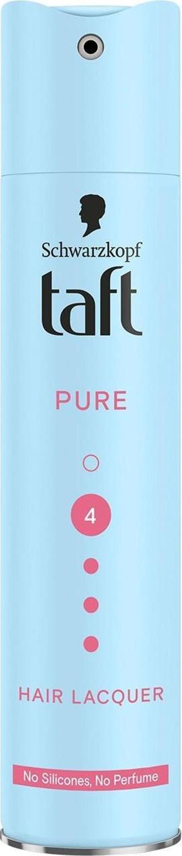 Taft Saç Spreyi 04 Pure 250 ML Silikonsuz ve Parfümsüz - Image 1