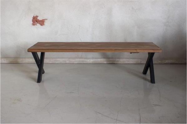  Masif Ahşap Bank 140x37 Cm - Image 1