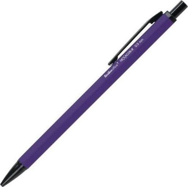 Scrikss Oficce Hexagon R 0.7 mm Mor Versatil Kalem  - Image 1