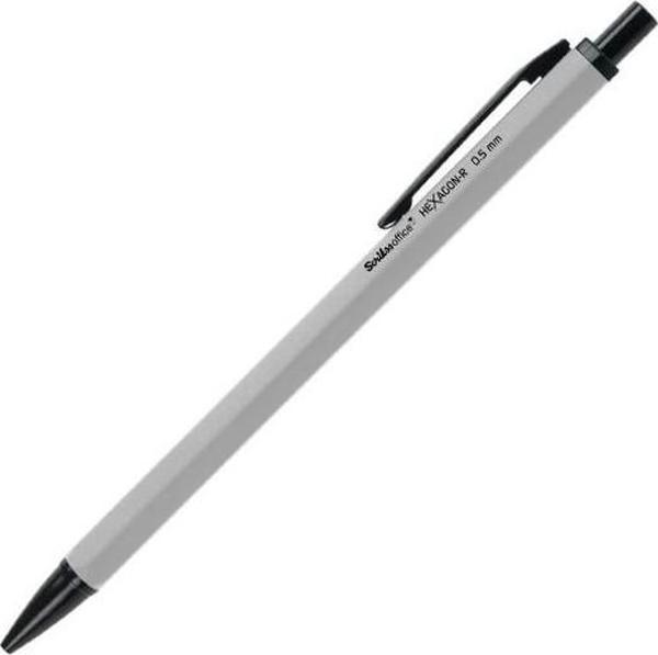 Scrikss Oficce Hexagon R 0.5 mm Mat Krom Versatil Kalem - Image 1