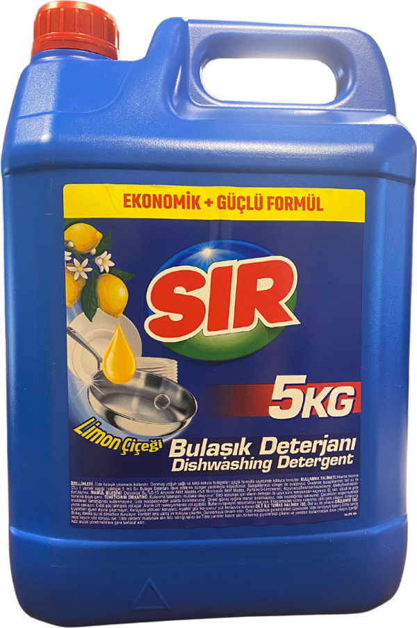 Sır Limon Çiçeği Elde Sıvı Bulaşık Deterjanı 5 kg. - Image 1