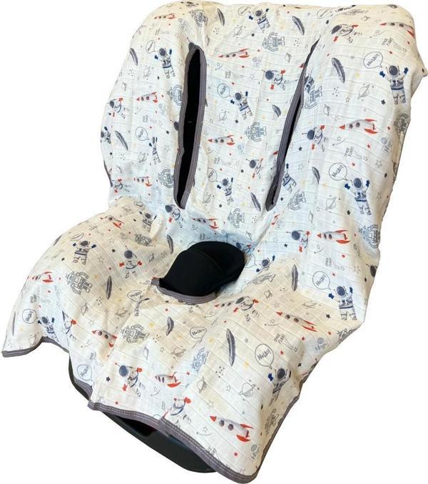 Uni Baby Bebek Müslin Ana Kucağı ve Oto Koltuğu Kılıfı - Image 1
