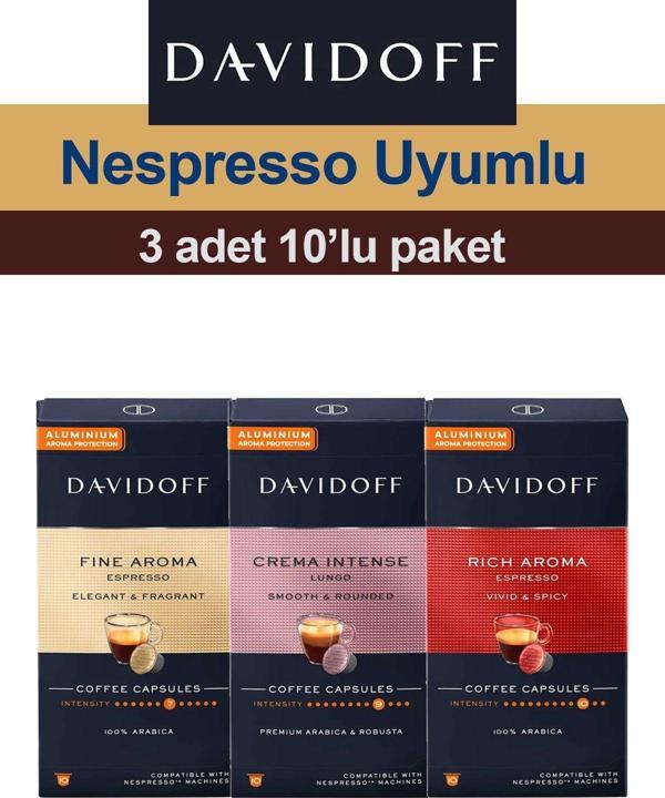 Nespresso Uyumlu Kapsül Kahve Seti | Fine - Rich - Intense - Image 1